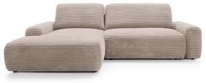 Rohová sedací souprava Afelia (L) (béžová). Akce -15%