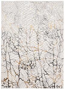 Makro Abra Kusový koberec GOLDEN MZ39B Abstraktní Moderní krémový Rozměr: 80x150 cm