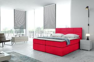 Čalouněná postel SHAW 90x200 cm Odstín látky: Červená (Trinity 09) - eTapik