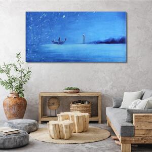 Obraz na plátně Obraz na plátně Abstrakce mořská noc