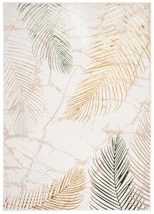 Makro Abra Kusový koberec GOLDEN NA37E Listy krémový vícebarevný Rozměr: 80x150 cm