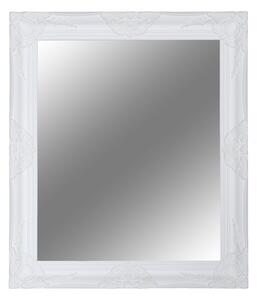 TEMPO Zrcadlo, bílý dřevěný rám, MALKIA TYP 13
