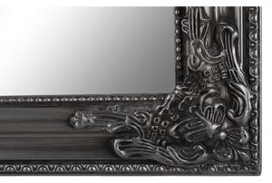 TEMPO Zrcadlo, stříbrný dřevěný rám, MALKIA TYP 11