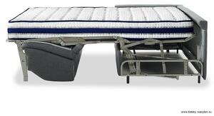 REVERSO EXPRES - 3-místná rozkládací pohovka s postelí 140x195 cm