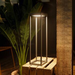 Sigor Numove LED solární světlo, grafitově šedé, výška 52,5 cm, stmívatelný, Hliník / šedá / zinek, Hliník, Moderní