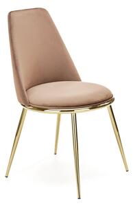 HALMAR Designová židle GLAMOUR K460 béžová