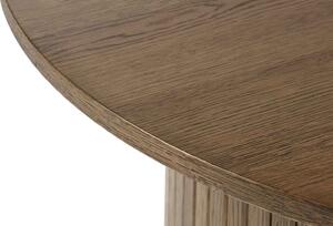Designový jídelní stůl Vasiliy 120 cm kouřový dub