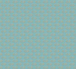 A.S. Création | Vliesová tapeta na zeď Trendwall 2 37957-4 | 0,53 x 10,05 m | tyrkysová, zelená, modrá, zlatá