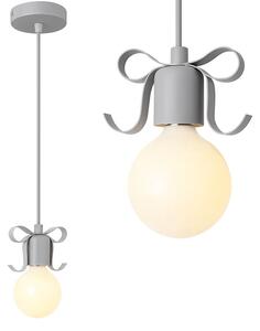 Toolight Samostatná závěsná stropní lampa NARNI šedá