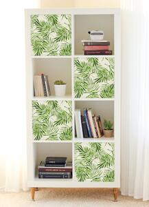 Samolepky Ikea Kallax Exotické zelené palmové listy