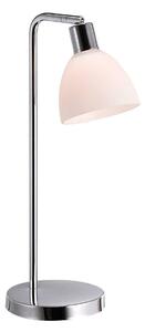 NORDLUX stolní lampa Ray 1x40W E14 chrom opál 63201033