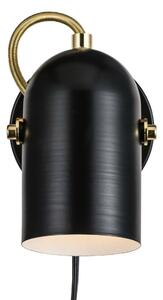 NORDLUX nástěnné svítidlo Lotus 40W E14 černá / mosaz 50101003