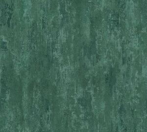A.S. Création | Vliesová tapeta na zeď Trendwall 2 38044-4 | 0,53 x 10,05 m | zelená, metalická