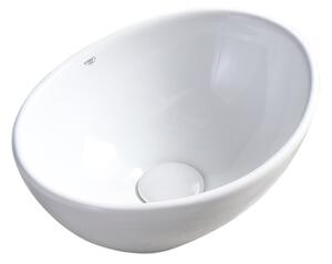BPS-koupelny Keramické umyvadlo na desku HYD-LO-WH-405 40,5x33 cm, bílé