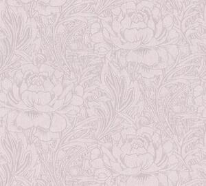 Vliesová tapeta na zeď Mata Hari 38092-2 | 0,53 x 10,05 m | růžová | A.S. Création