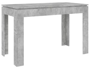 Jídelní stůl betonově šedý 120 x 60 x 76 cm dřevotříska