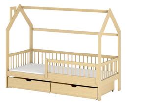 Legno Dětská postel ve tvaru domku Rakos borovice Rozměr (cm): 80x160