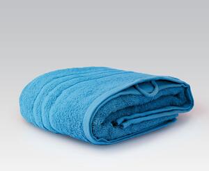 Dobrý Textil Osuška Economy 70x140 - Azurově modrá | 70 x 140 cm