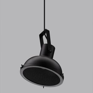 Černé kovové závěsné světlo Nova Luce Ruvi 22 cm