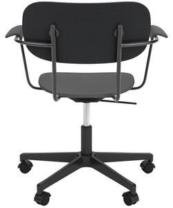 Audo CPH Černá dubová kancelářská židle AUDO CO s područkami