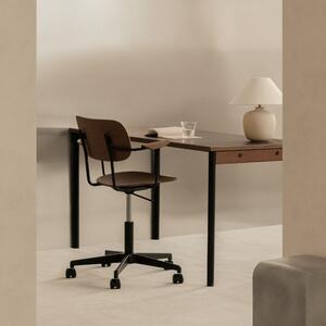Audo CPH Hnědo-stříbrná dubová kancelářská židle AUDO CO