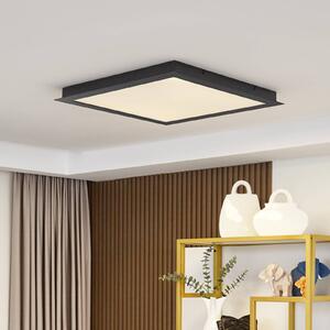 Stropní svítidlo Lucande Smart LED Leicy black 65 cm RGB CCT
