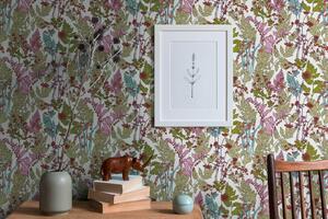 A.S. Création | Vliesová tapeta na zeď AP Floral Impression 37751-3 | 0,53 x 10,05 m | vícebarevná, bílá