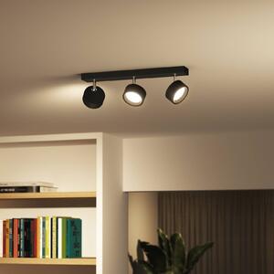 Philips Bracia LED stropní bodovka 3 zdroje černá