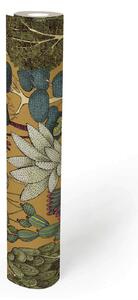A.S. Création | Vliesová tapeta na zeď AP Floral Impression 37757-1 | 0,53 x 10,05 m | vícebarevná, žlutá