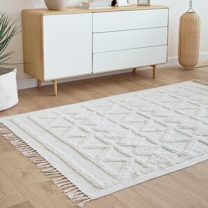 Béžový bavlněný koberec Kave Home Dabria 140 x 200 cm