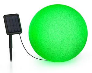 Blumfeldt Shinestone Solar 40, kulová lampa, solární panel, Ø 40 cm, RGB-LED, IP68, akumulátor