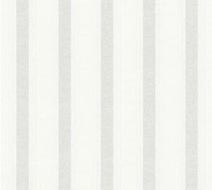 Vliesová tapeta na zeď Black And White 4 36167-1 | 0,53 x 10,05 m | bílá | A.S. Création