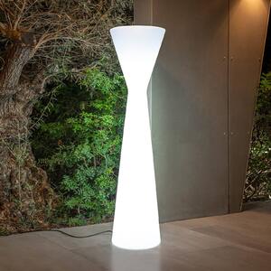 Newgarden Konika LED stojací lampa, IP65 bílá, Bílá / opál, Plast, Moderní