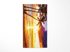 Rychleschnoucí XXL plážová osuška SUNDARA barevná 150 x 210 cm, 100% mikrovlákno
