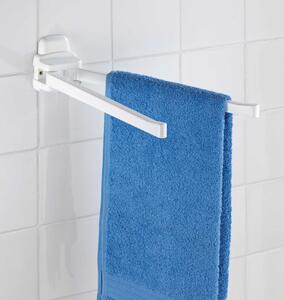 WENKO Věšák na ručníky PURE bílý 11x8x43 cm