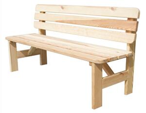 ROJAPLAST Zahradní lavice - VIKING 200, dřevěná přírodní
