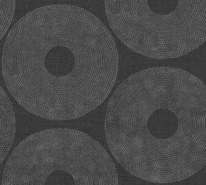 A.S. Création | Vliesová tapeta na zeď Desert Lodge 38524-3 | 0,53 x 10,05 m | černá, šedá