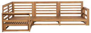 Dřevěná zahradní sedací souprava taupe TIMOR