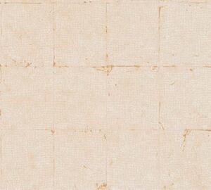 A.S. Création | Vliesová tapeta na zeď Desert Lodge 38526-1 | 0,53 x 10,05 m | krémová