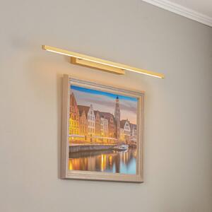 Quitani Talon LED osvětlení obrazů, eloxovaný mosaz, stmívatelný, Mosaz / zlato, Chodba, Hliník, Moderní