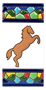 Dlaždice MOSAICO - Kůň hnědý