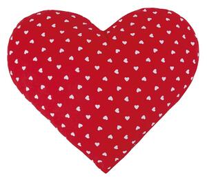 Bellatex Tvarovaný polštářek Srdce Adéla Srdíčka červená, 42 x 48 cm