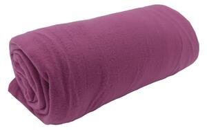 Fialová fleecová deka 150x200 cm Plain – JAHU collections