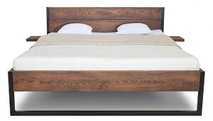 Postel STELLA Dub 180x200 - dřevěná postel z masivu o šíři 4 cm