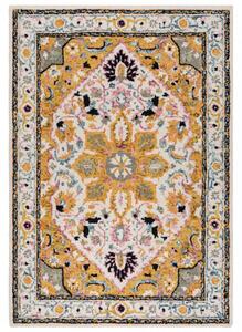 Hans Home | Kusový koberec Wool Loop Dahlia Yellow/Multi - 120x170