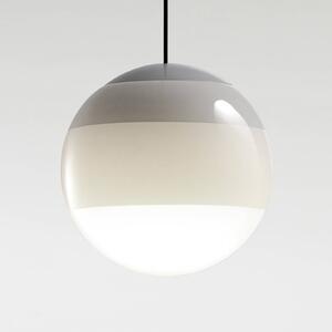 MARSET LED závěsné světlo Dipping Light Ø 13 cm bílá, stmívatelný, Bílá / opál, Obývací pokoj / jídelna, Sklo, Design, Koule