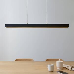 UMAGE Závěsná lampa LED Hazel Branch, černá/mosaz, 100 cm, stmívatelný, Černá, Obývací pokoj / jídelna, Hliník, Moderní