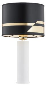 Argon 4232 - Stolní lampa ALMADA 1xE27/15W/230V černá/bílá/mosaz AR4232