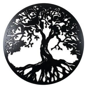Dřevěná nástěnná dekorace Strom života černý