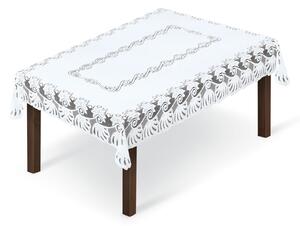 Žakárový ubrus AGATA více rozměrů bílá MyBestHome Rozměr: 150x100 cm